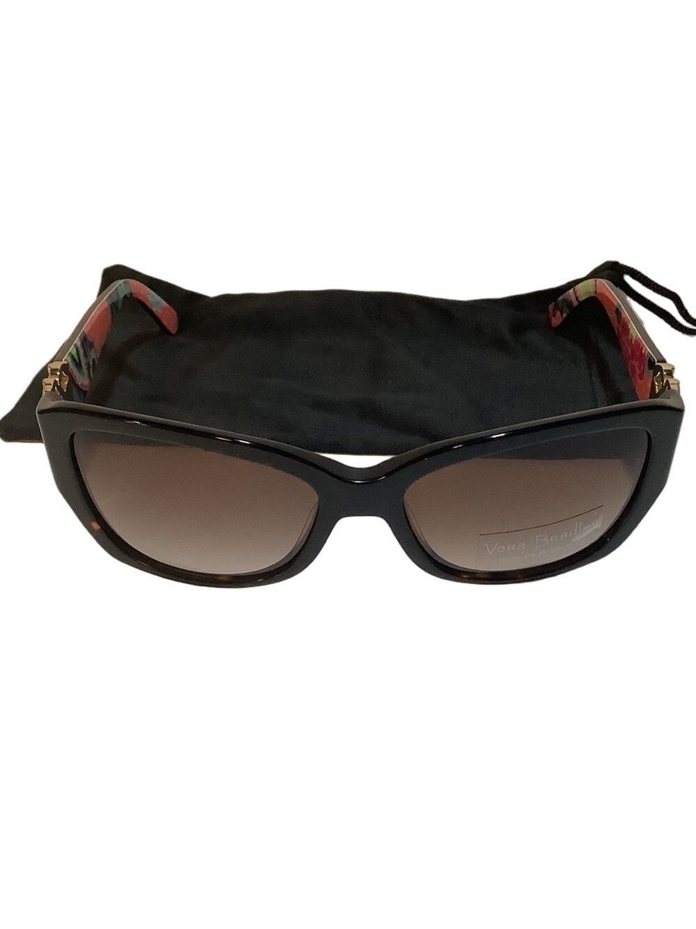 Vera Bradley Maxine Ziggy Zinnea Rectangular Sunglasses New